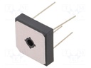 Bridge rectifier: single-phase; Urmax: 600V; If: 35A; Ifsm: 400A