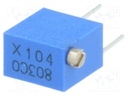 Potentiometer: mounting; vertical,multiturn; 100kΩ; 250mW; ±10%