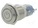 Switch: vandal resistant; Pos: 2; SPDT; 0.5A/220VAC; 1A/24VDC; IP40