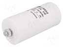 Capacitor: motors, run; 40uF; 450V; Ø50x106mm; -25÷70°C; ±5%; 3000h