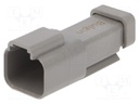 Connector: wire-wire; PX0; plug; male; PIN: 2; IP68; Locking: latch