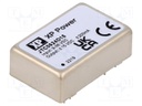 Isolated Board Mount DC/DC Converter, 4:1 Input, ITE, 2 Output, 6 W, 15 V, 200 mA, -15 V