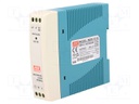 Power supply: switched-mode; 10W; 24VDC; 0.42A; 85÷264VAC; 170g