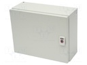 Enclosure: wall mounting; X: 380mm; Y: 300mm; Z: 155mm; E-BOX KX