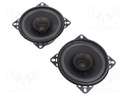 Car loudspeakers; one-way; 100mm; 40W; 90÷18000Hz; 2 loudspeakers