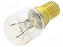 Filament lamp: miniature; 230/240VAC; 25W; E14; Ø25mm; L: 55mm