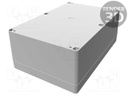 Enclosure: multipurpose; X: 160mm; Y: 240mm; Z: 90mm; 1554; grey