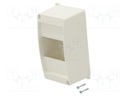 Enclosure: for modular components; IP30; No.of mod: 4; Series: IC2