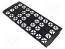 Electronic components tray; ESD; 28x28x1.4mm; black; LQFP