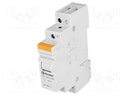 Relay: installation; monostable; NO; Ucoil: 12VAC; Mounting: DIN