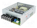 Power supply: switched-mode; modular; 75W; 5VDC; 129x98x38mm; 15A