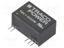 Converter: DC/DC; 1W; Uin: 4.5÷5.5V; Uout: 12VDC; Uout2: -12VDC; SIP9