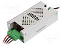 Power supply: switched-mode; volatage source; 40W; 24VDC; 1.66A