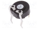 Potentiometer: mounting; single turn,horizontal; 10kΩ; 100mW