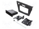 Radio mounting frame; Honda; 2 DIN; black