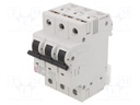 Circuit breaker; 230/400VAC; Inom: 10A; Poles: 3; DIN; Charact: B