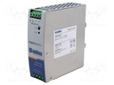 Power supply: switched-mode; for DIN rail; 120W; 24VDC; 5A; 3kV