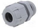 Cable gland; PG11; IP68; Mat: polyamide; dark grey