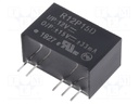 Converter: DC/DC; 1W; Uin: 10.8÷13.2V; Uout: 15VDC; Uout2: -15VDC