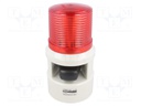 Signaller: lighting-sound; 24VDC; Colour: red; IP54; -30÷50°C