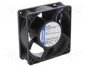 Fan: DC; axial; 92x92x32mm; 80m3/h; 35dBA; ball bearing; 2650rpm