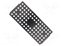 Electronic components tray; ESD; 14x14x1.4mm; black; 150°C