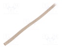 Insulating tube; beige; -30÷155°C; Øint: 1.5mm; L: 10m; 5kV/mm