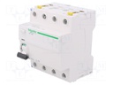 RCD breaker; Inom: 80A; Ires: 30mA; Poles: 4; 400V; Mounting: DIN