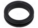 Grommet; black; UL94HB; TPR