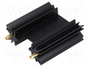 Heatsink: extruded; SOT32,TO220,TO3P; black; L: 38.1mm; 11K/W