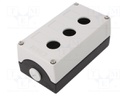 Enclosure: for remote controller; X: 85mm; Y: 158mm; Z: 64mm; metal