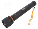 Torch: LED; 300mm; 1500lm; black; IP66