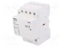 Contactor: 4-pole installation; 63A; 230VAC; NO x4; DIN; -5÷60°C