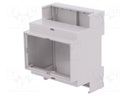 Enclosure: for DIN rail mounting; Y: 90mm; X: 71.2mm; Z: 53mm; PPO