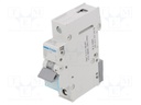 Circuit breaker; 230/400VAC; Inom: 25A; Poles: 1; DIN; Charact: B