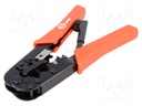 Tool: for RJ plug crimping