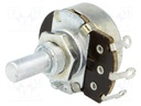 Potentiometer: shaft; single turn; 10kΩ; 500mW; ±20%; soldered; 6mm