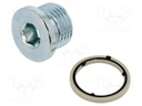 Protection cap; G 1/2"; Mat: stainless steel; Gasket: PA/TPE-U