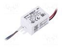 Power supply: switched-mode; LED; 4W; 24VDC; 170mA; 90÷264VAC; IP65