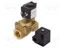 Electromagnetic valve; BSP 1/2"; 12mm; Pressure: 0.1÷16bar; 24VDC