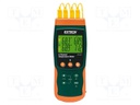 Meter: temperature; LCD x2,with a backlit; -199.99÷850°C; Ch: 4