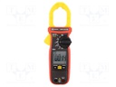 AC/DC digital clamp meter; Øcable: 35mm; I DC: 0÷600A; VDC: 0÷150V