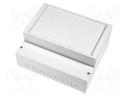 Enclosure: wall mounting; X: 257mm; Y: 217mm; Z: 112mm; RCP; ABS; grey