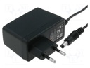 Power supply: switched-mode; 9VDC; 1.66A; Out: 5,5/2,1; 15W; 0÷50°C