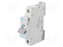 Circuit breaker; 230/400VAC; Inom: 25A; Poles: 1; DIN; Charact: C