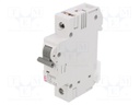 Circuit breaker; 230/400VAC; Inom: 2A; Poles: 1; DIN; Charact: C; 6kA