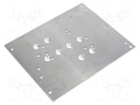 Power supplies accessories: mounting holder; 130x104x2mm
