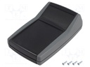 Enclosure: for devices with displays; X: 96mm; Y: 150mm; Z: 50mm