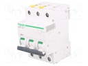 Circuit breaker; 400VAC; Inom: 2A; Poles: 3; DIN; Charact: B; 6kA