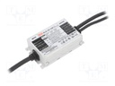 Power supply: switched-mode; LED; 50W; 22÷54VDC; 530÷2100mA; IP67